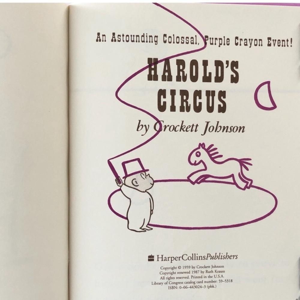 Adventures of Harold and the Purple Crayon & ABC SET of 2 - Picture 10 of 14